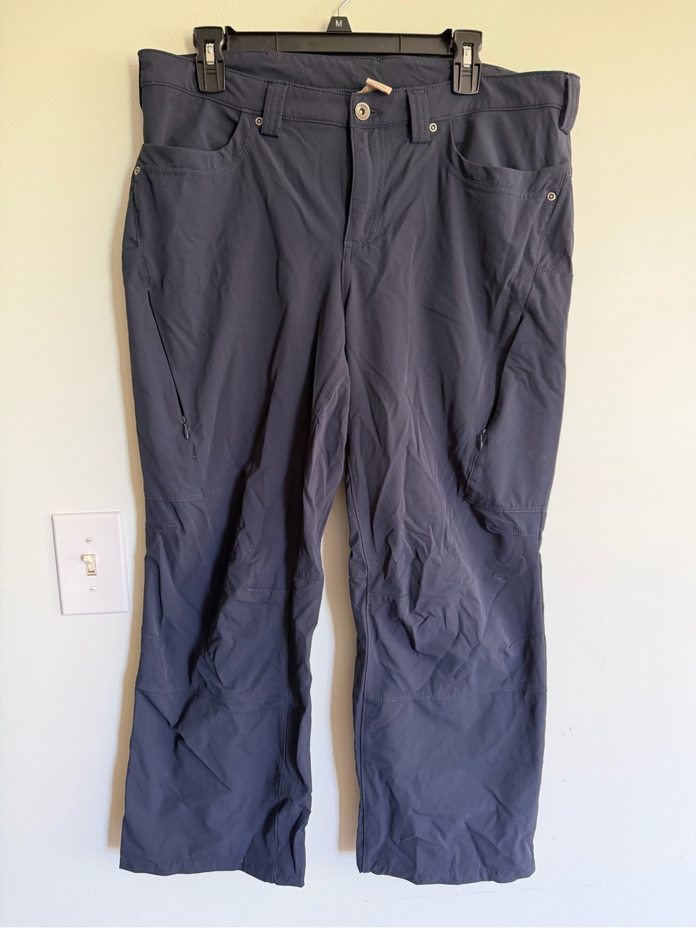 Duluth Trading Women’s Lightweight Outdoor Stretch Pants Navy Casual Stretch